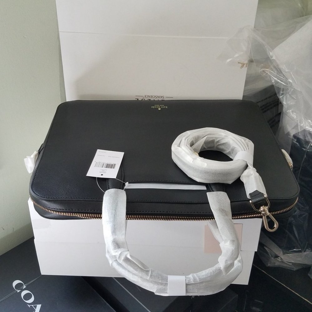 $198/$329 New!! KATE SPADE black laptop bag - Picture 9 of 16